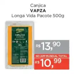 Supermercados Mundial Canjica vapza longa vida pacote oferta