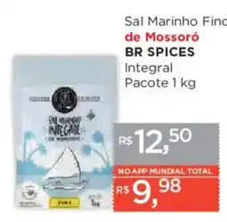 Supermercados Mundial Sal marinho integral de mossoró oferta