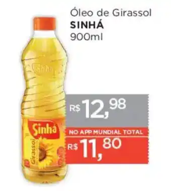 Supermercados Mundial Óleo de girassol sinha oferta