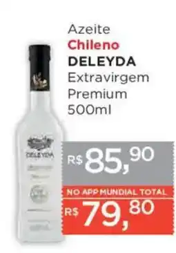 Supermercados Mundial Azeite chileno deleyma extravirgem premium oferta