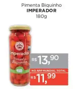 Supermercados Mundial Pimenta Biquinho imperador oferta
