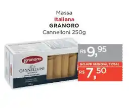Supermercados Mundial Massa italiana granoro cannelloni oferta