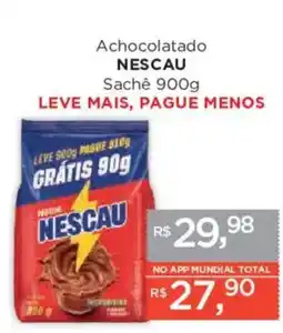 Supermercados Mundial Achocolatado nescau oferta