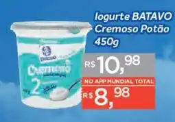 Supermercados Mundial Iogurte batavo cremoso potao oferta
