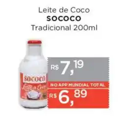 Supermercados Mundial Leite de Coco Sococo Tradicional oferta