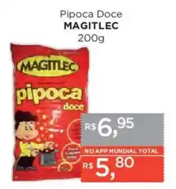 Supermercados Mundial Pipoca doce oferta