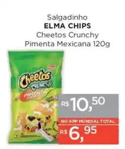 Supermercados Mundial Salgadinho elma chips cheetos crunchy pimenta mexicana oferta