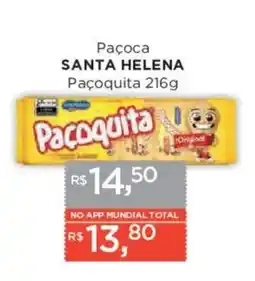 Supermercados Mundial Paçoquita oferta