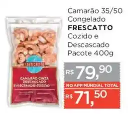 Supermercados Mundial Camarão 35/50 oferta