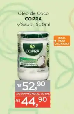 Supermercados Mundial Óleo de Coco Copra s/Sabor oferta