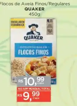 Supermercados Mundial Flocos de aveia finos/ regulares oferta