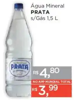 Supermercados Mundial Água Mineral Prata oferta