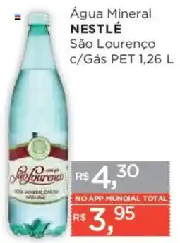 Supermercados Mundial Água mineral nestlé são lourenço c/gás pet oferta