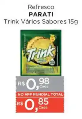 Supermercados Mundial Refresco parati trink vários sabores oferta