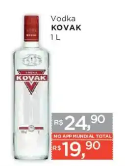 Supermercados Mundial Vodka kovak oferta