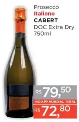Supermercados Mundial Prosecco Italiano Cabert oferta