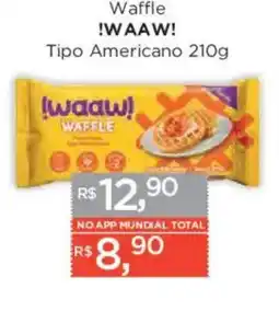 Supermercados Mundial Waffle !WA AW! Tipo Americano oferta