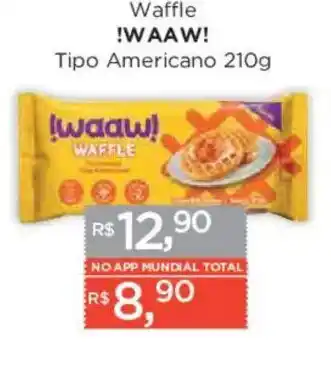 Supermercados Mundial Waffle !WA AW! Tipo Americano oferta