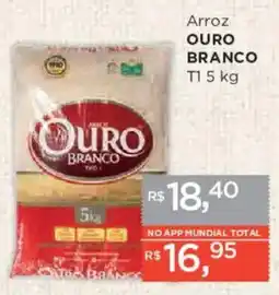 Supermercados Mundial Arroz ouro branco t1 oferta