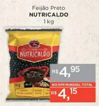 Supermercados Mundial Feijão Preto Nutricaldo oferta