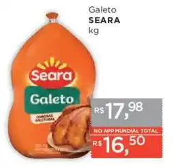 Supermercados Mundial Galeto seara oferta