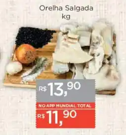 Supermercados Mundial Orelha salgada oferta
