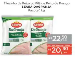 Supermercados Mundial Filezinho de Peito ou Filé de Peito de Frango oferta