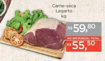 Supermercados Mundial Carne-seca Lagarto oferta