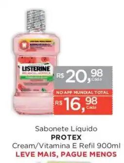 Supermercados Mundial Sabonete Líquido Protex oferta
