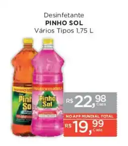 Supermercados Mundial Desinfectante Pinho Sol Vários Tipos oferta