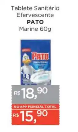 Supermercados Mundial Tablete Sanitário Efervescente Pato Marine oferta