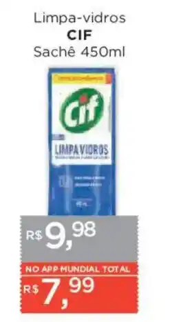 Supermercados Mundial Limpa-vidros cif oferta
