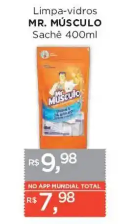Supermercados Mundial Limpa-vidros mr. músculo oferta