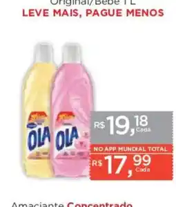 Supermercados Mundial Amaciantes Concentrado oferta