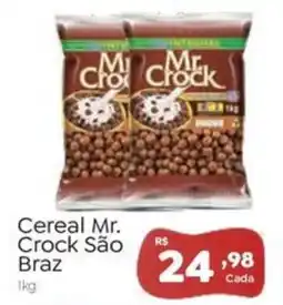 Novo Atacarejo Cereal Mr. Crock São Braz oferta
