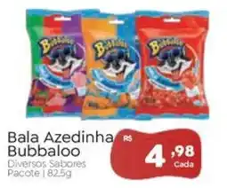 Novo Atacarejo Bala Azedinha Bubbaloo oferta