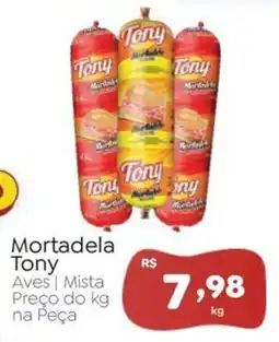 Novo Atacarejo Mortadela Tony oferta