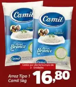 Confiança Supermercados Arroz Tipo 1 Camil oferta