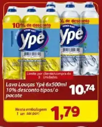 Confiança Supermercados Lava louças ype oferta