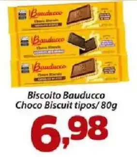 Confiança Supermercados Biscoito Bauducco Choco Biscuit tipos oferta
