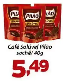 Confiança Supermercados Café Solúvel Pilão sachê oferta