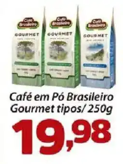 Confiança Supermercados Café em Pó Brasileiro Gourmet tipos oferta