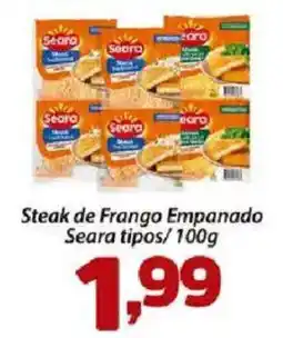 Confiança Supermercados Steak de Frango Empanado Seara tipos oferta