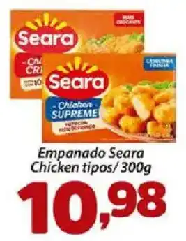 Confiança Supermercados Empanado seara chicken tipos oferta