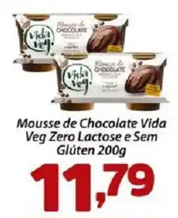 Confiança Supermercados Mousse de Chocolate Vida Veg Zero Lactose e Sem Glúten oferta