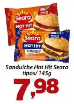 Confiança Supermercados Sanduíche hot hit seara tipos oferta