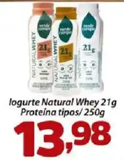 Confiança Supermercados logurte natural whey 21g oferta