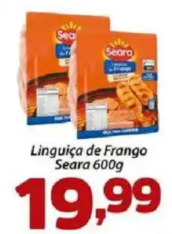 Confiança Supermercados Linguiça de Frango Seara oferta