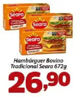 Confiança Supermercados Hambúrguer Bovino Tradicional Seara oferta