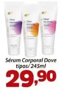 Confiança Supermercados Sérum Corporal Dove tipos oferta
